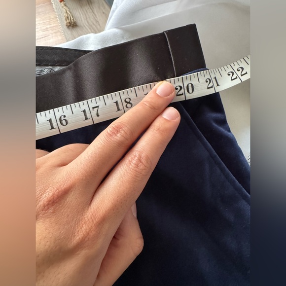 New Bryan Michaels Blue Velvet Tuxedo Dress Pants - Picture 8 of 10